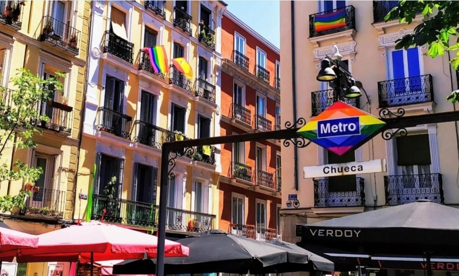 Downtown Apt 1Hab Para 3Pax En La Plaza De Chueca Madrid Exteriér fotografie